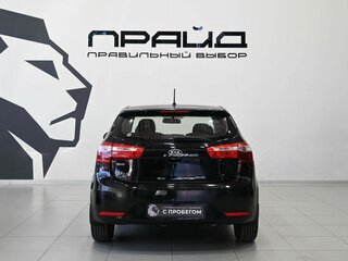 2012 Kia Rio III, чёрный, 739900 рублей, вид 4
