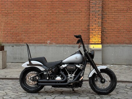 2020 Harley-Davidson Softail Slim, серебристый, 1700000 рублей, вид 2
