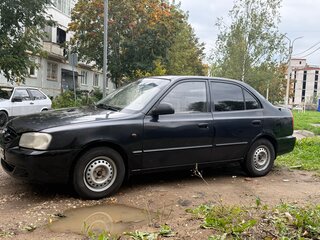 2009 Hyundai Accent ТагАЗ II, чёрный, 200000 рублей, вид 5