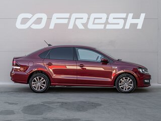 2019 Volkswagen Polo V Рестайлинг, красный, 1450000 рублей, вид 5