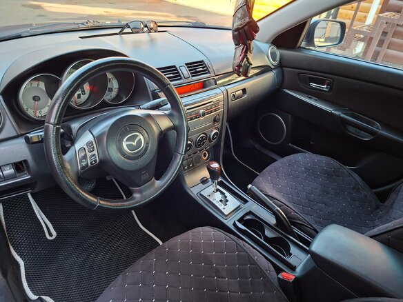 2007 Mazda 3 I (BK) Рестайлинг, чёрный, 675000 рублей - вид 13