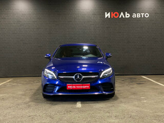 2019 Mercedes-Benz C-Класс 180 IV (W205) Рестайлинг, синий, 3620000 рублей, вид 2