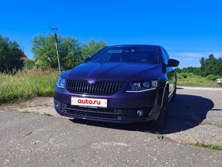2014 Skoda Octavia III (A7), фиолетовый, 900000 рублей, вид 2