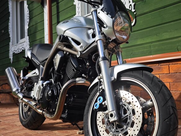2003 Yamaha BT1100 Bulldog, серебристый, 470000 рублей - вид 15