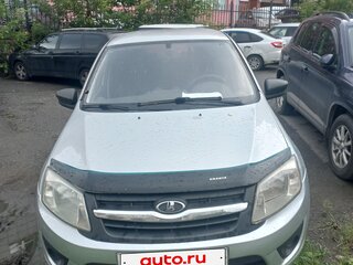 2014 Lada (ВАЗ) Granta I, серебристый, 400000 рублей, вид 1
