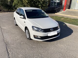 2019 Volkswagen Polo V Рестайлинг, белый, 1350000 рублей, вид 2