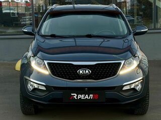 2015 Kia Sportage III Рестайлинг, синий, 1729000 рублей, вид 2