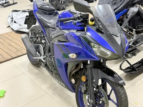 2018 Yamaha YZF-R3, синий, 375000 рублей, вид 5