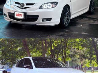 2008 Mazda 3 I (BK) Рестайлинг, белый, 790000 рублей, вид 2