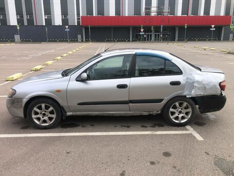 2005 Nissan Almera II (N16) Рестайлинг, серебристый, 220000 рублей, вид 4