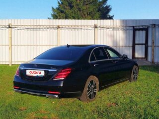 2018 Mercedes-Benz S-Класс 350 d Long VI (W222, C217) Рестайлинг, чёрный, 3831600 рублей, вид 3