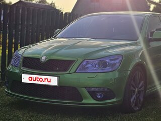 2012 Skoda Octavia RS II Рестайлинг, зелёный, 1190000 рублей, вид 3
