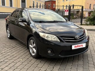 2010 Toyota Corolla X (E140, E150) Рестайлинг, чёрный, 830000 рублей, вид 2