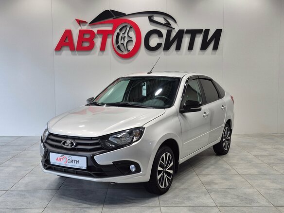 2024 Lada (ВАЗ) Granta I Рестайлинг, серый, 937000 рублей - вид 3