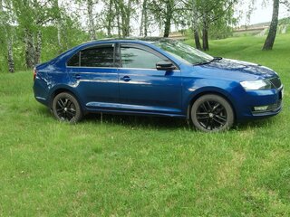 2018 Skoda Rapid I Рестайлинг, синий, 1250000 рублей, вид 4