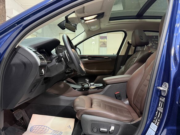 2021 BMW X4 20i II (G02) Рестайлинг, синий, 5998000 рублей - вид 4