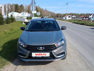 2021 Lada (ВАЗ) Vesta I, серый, 910000 рублей, вид 1