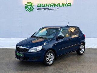 2012 Skoda Fabia II Рестайлинг, синий, 370000 рублей, вид 1