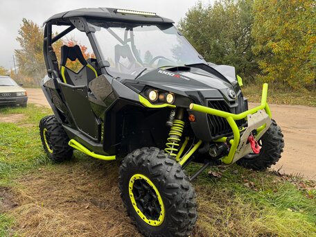 2015 BRP Can-Am Maverick X RS Turbo RR, чёрный, 1170000 рублей, вид 3