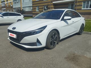 2021 Hyundai Elantra VII (CN7), белый, 1790000 рублей, вид 3
