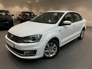 2018 Volkswagen Polo V Рестайлинг, белый, 1250000 рублей, вид 1