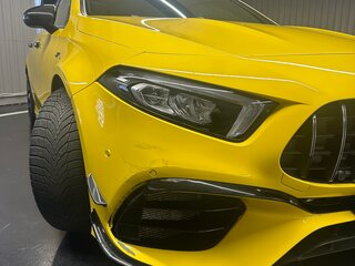 2022 Mercedes-Benz A-Класс AMG 45 AMG II (W177), жёлтый, 4750000 рублей, вид 2