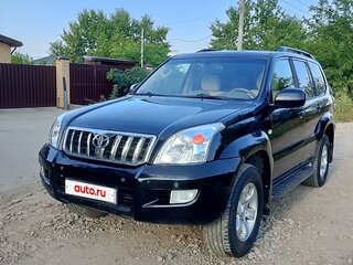 2007 Toyota Land Cruiser Prado 5-speed 120 Series Рестайлинг, чёрный, 2000000 рублей, вид 1