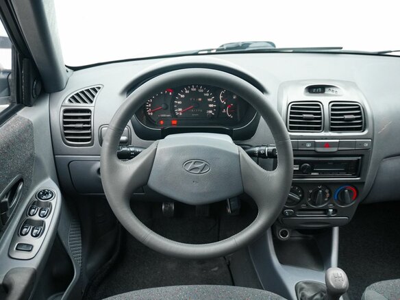 2008 Hyundai Accent ТагАЗ II, чёрный - вид 6