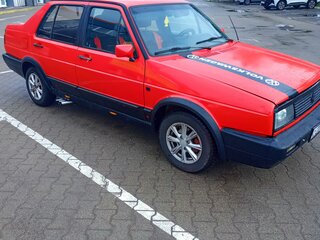 1986 Volkswagen Jetta II, красный, 155000 рублей, вид 3