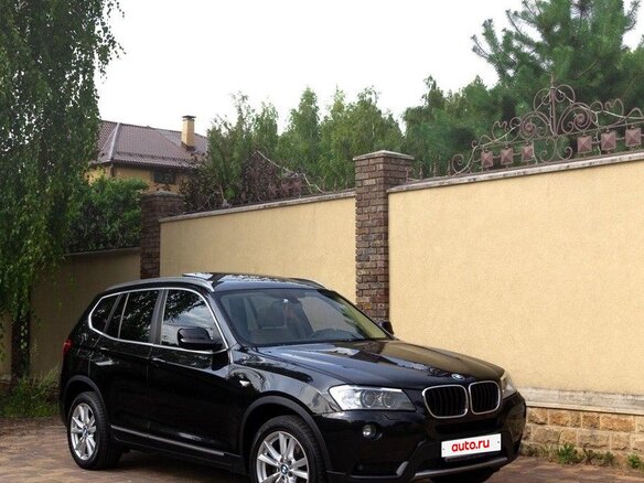 2012 BMW X3 28i xDrive II (F25), чёрный, 1600000 рублей - вид 2