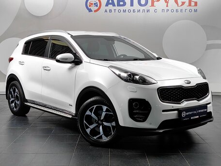 2017 Kia Sportage IV, белый, 1844000 рублей, вид 1