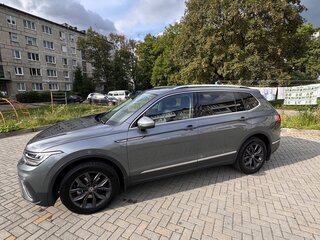 2021 Volkswagen Tiguan Allspace II Рестайлинг, серый, 3480000 рублей, вид 4