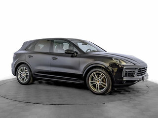 2020 Porsche Cayenne III, чёрный, 7450000 рублей, вид 3