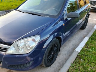 2007 Opel Astra H Рестайлинг, синий, 450000 рублей, вид 1