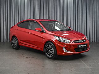 2011 Hyundai Solaris I, красный, 1194000 рублей, вид 1
