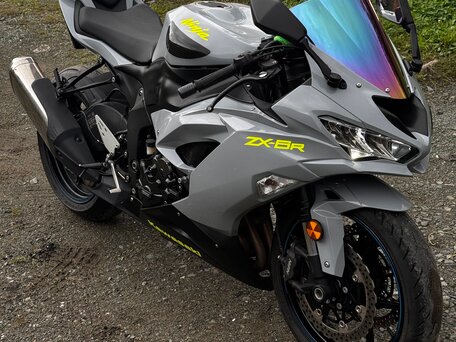 2018 Kawasaki ZX-6 Ninja, серый, 990000 рублей, вид 3