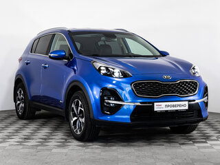 2019 Kia Sportage IV Рестайлинг, синий, 2205360 рублей, вид 3