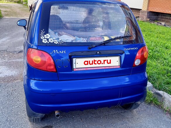 2010 Daewoo Matiz I Рестайлинг, синий - вид 1