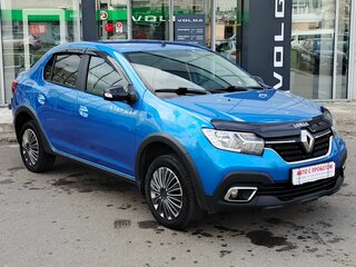 2020 Renault Logan Stepway II Рестайлинг, синий, 929000 рублей, вид 3