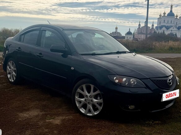 2005 Mazda 3 I (BK), чёрный, 300000 рублей - вид 2