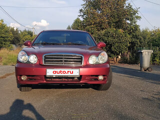 2006 Hyundai Sonata ТагАЗ IV (EF) Рестайлинг, красный, 180000 рублей, вид 2