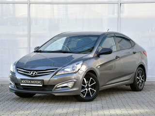 2014 Hyundai Solaris I Рестайлинг, серый, 750000 рублей, вид 1