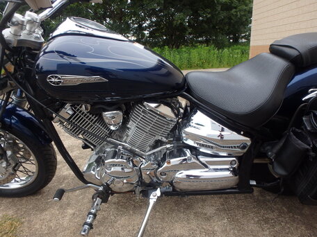 2008 Yamaha XVS1100, синий, 650000 рублей, вид 3