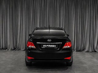 2015 Hyundai Solaris I Рестайлинг, чёрный, 1019000 рублей, вид 4
