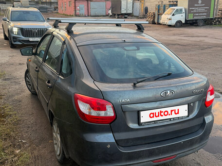2015 Lada (ВАЗ) Granta I, серебристый, 425000 рублей, вид 3