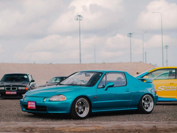 1994 Honda CR-X Civic del Sol III, белый