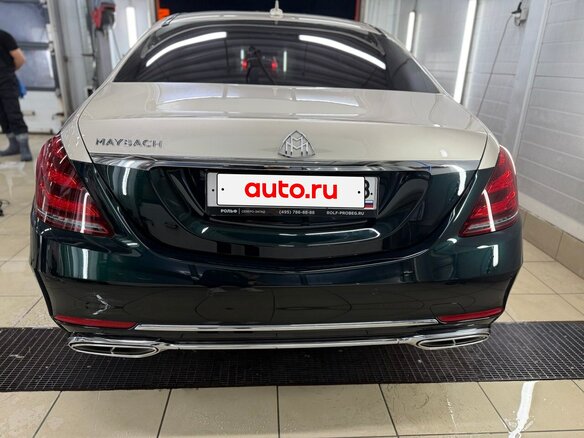 2019 Mercedes-Benz Maybach S-Класс 560 I (X222) Рестайлинг, зелёный - вид 8