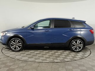 2019 Lada (ВАЗ) Vesta SW Cross I, синий, 830000 рублей, вид 4