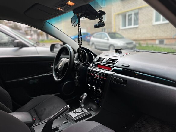 2008 Mazda 3 I (BK) Рестайлинг, чёрный, 820000 рублей - вид 8