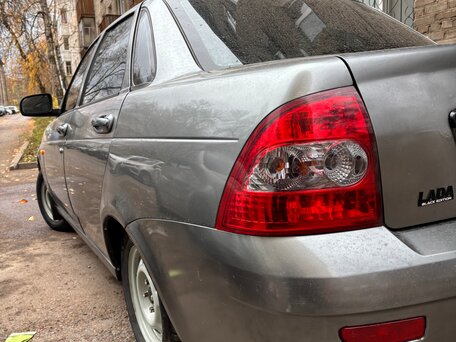 2007 Lada (ВАЗ) Priora I, серый, 195000 рублей, вид 3